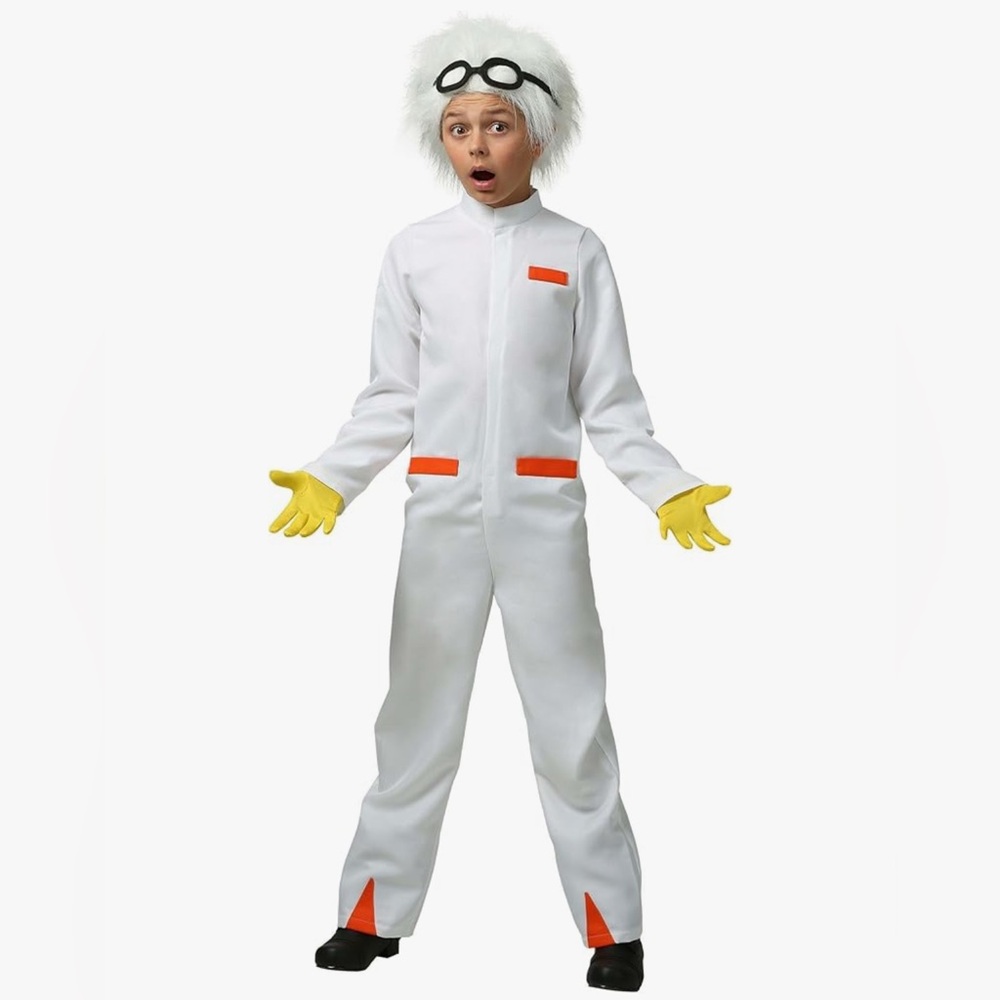 Back to the Future Doc Brown Kids Costume